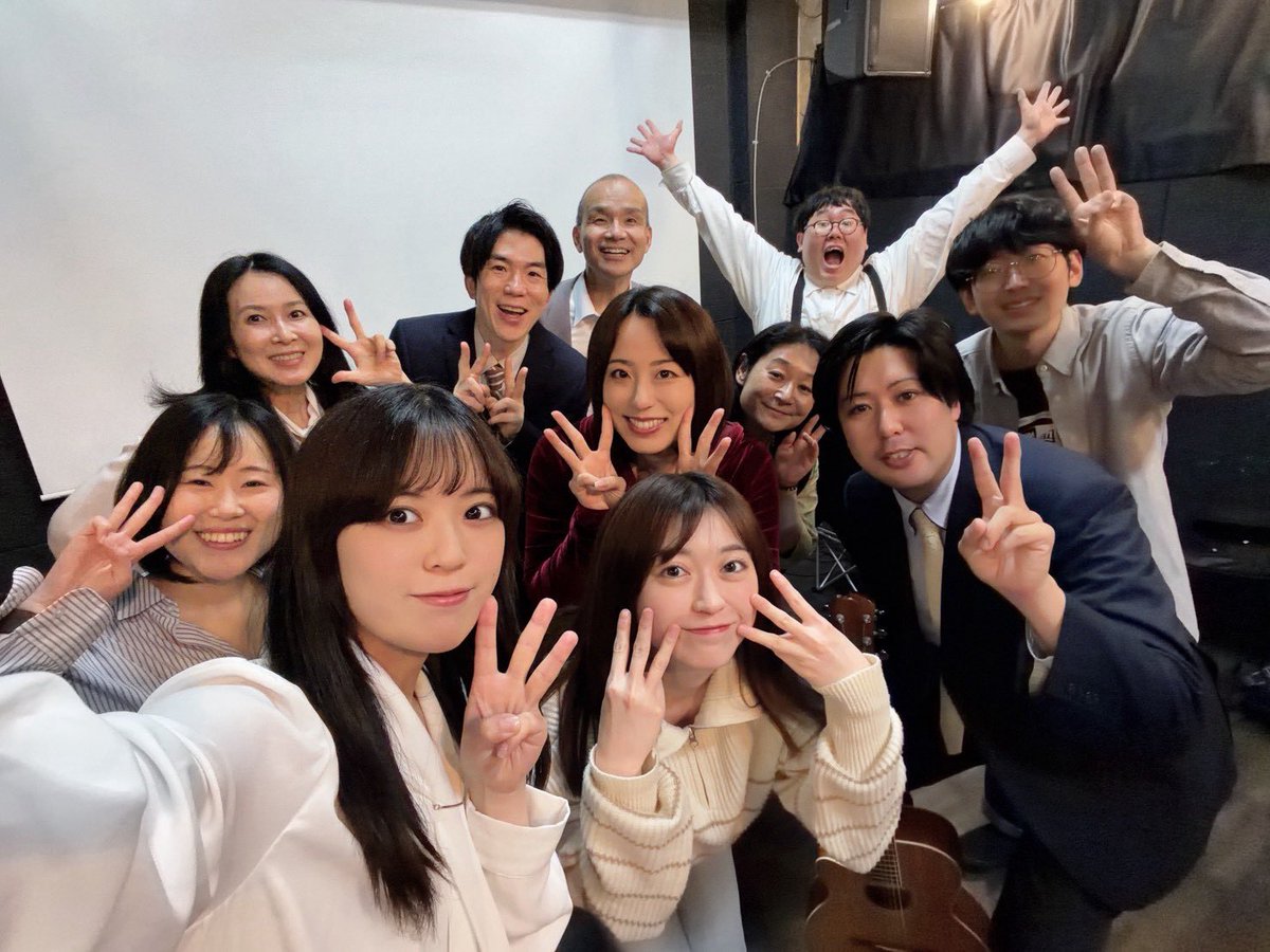 _03__03___'s tweet photo. #マイファミリー3 にご来場いただいた皆様、誠にありがとうございました。

素敵な皆様と家族のような温かい空気感でマイファミリーの世界をお届けできたことで私の表情は緩み、口角は上がり続け、また一つ、嬉しさの表現を手に入れました。
皆様本当にありがとうございました！

佐藤彩花役/一色���音 https://t.co/NQhOWXv2fg