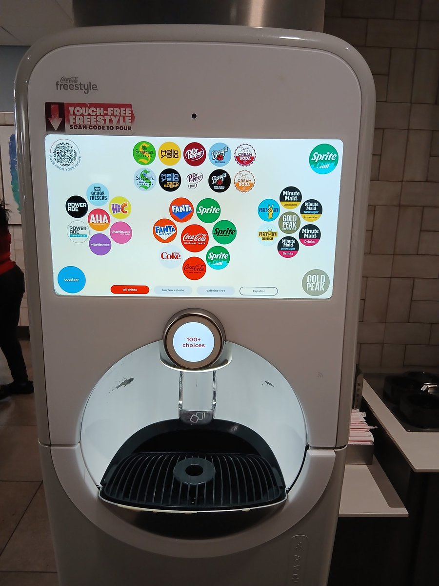 ScottIvlow's tweet photo. @McDonalds When the last drink machine is gone from the lobby of every McDonald's. Corporate should do free advertising promoting that Wendy's will still have one of these things. https://t.co/kFAc9TVUdi