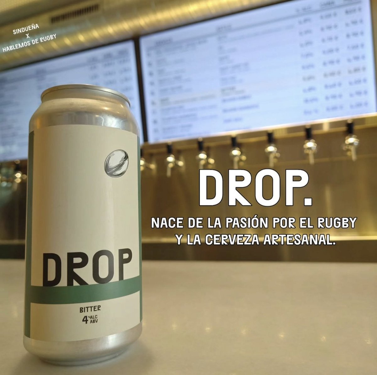 hablemosderugby's tweet photo. DROP, la cerveza de Hablemos de Rugby. https://t.co/72RnzHj9hk