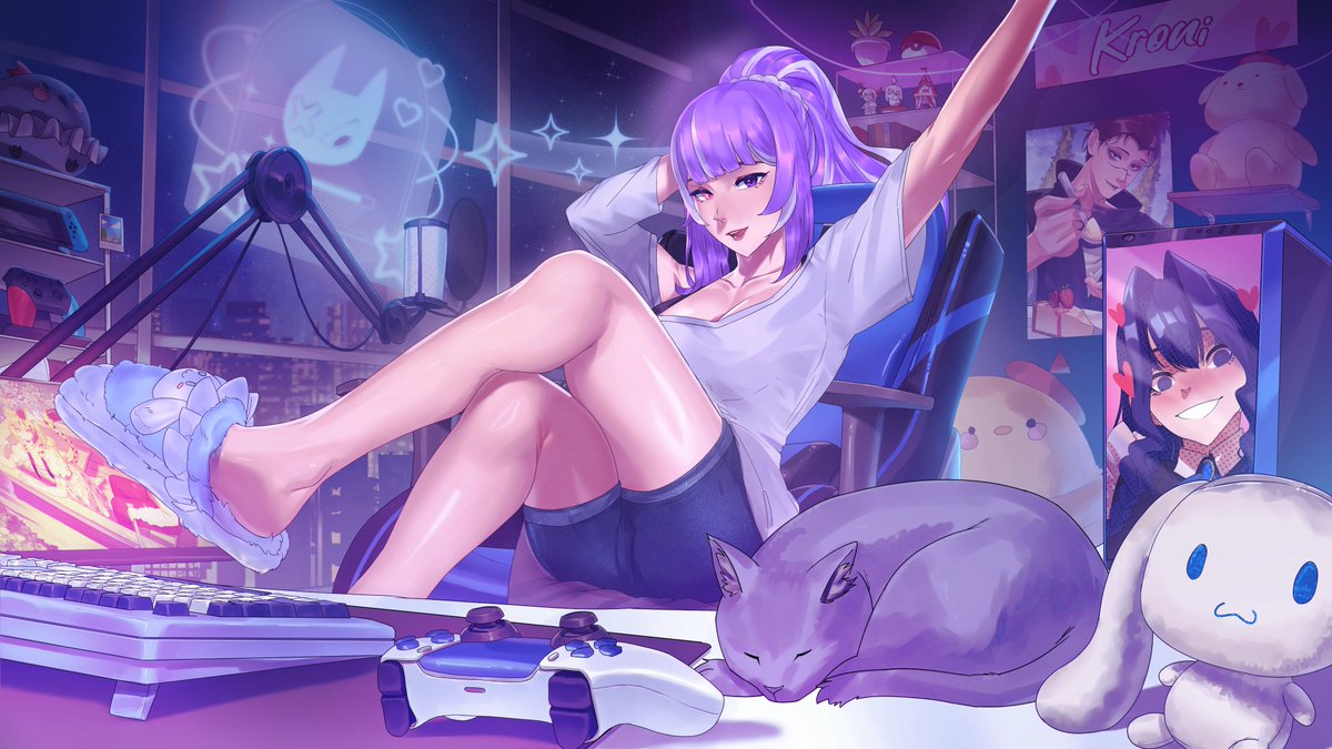 Nuggysu's tweet photo. NEW ILLUSTRATION!!! 

Tysm @kumikokikuwu https://t.co/cGIbGlj2hV