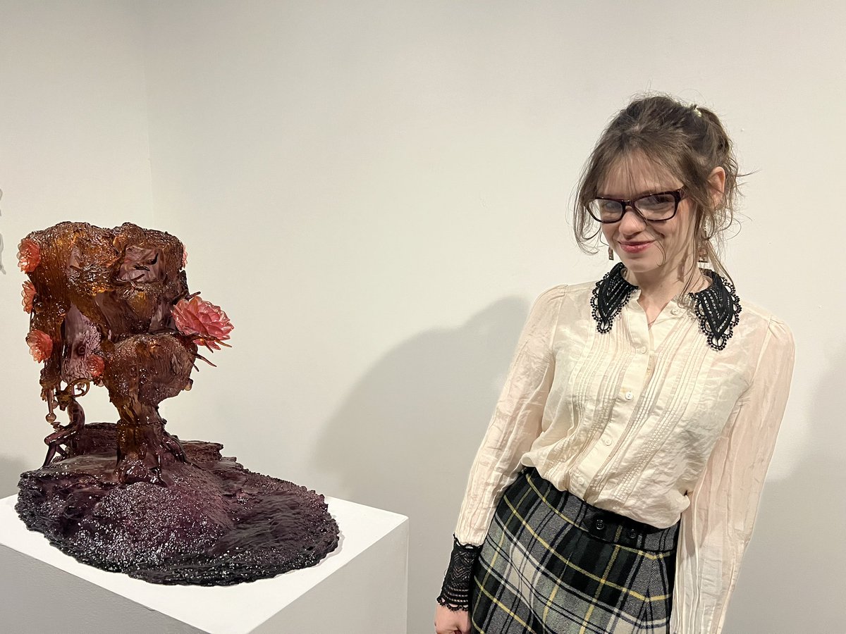 AChemeche's tweet photo. @geneverwhat’s gorgeous work featured in The-Visit Gallery in Newburgh ❤️ https://t.co/P0UWSvL1HA