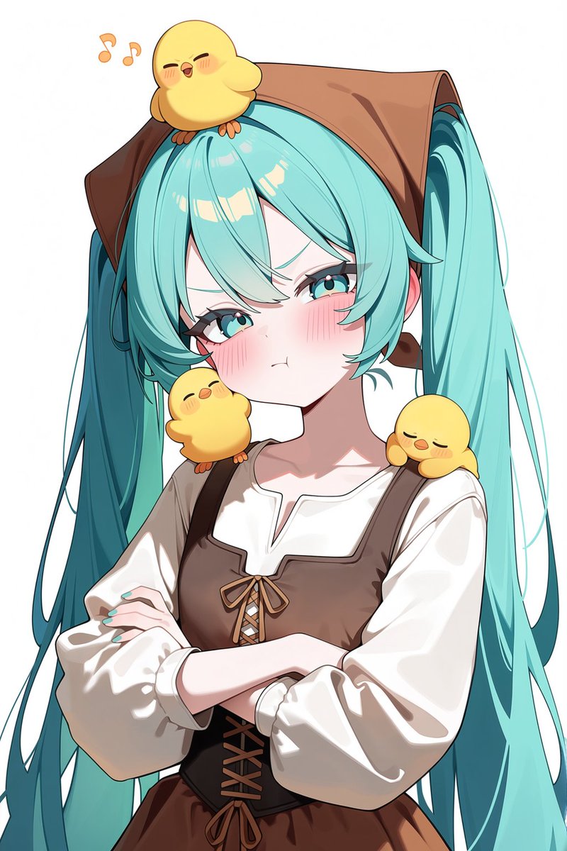 農民からプリンセスになることを夢見る少女のミク。#初音ミク