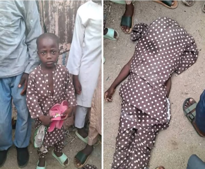 MujahidSSaad's tweet photo. Alert 🚨 
These children are brothers. They came to swim at the river near filin Ball in Jos. The elder brother entered the water and left the younger one outside. The younger brother waited and waited in silence before seeking help from people around.

People later entered the water and brought out the elder brother, who was unfortunately confirmed dead. May Allah forgive him and grant him Jannatul Firdaus.

The family of the boy is being sought, and anyone who knows him or his relatives should please come forward.