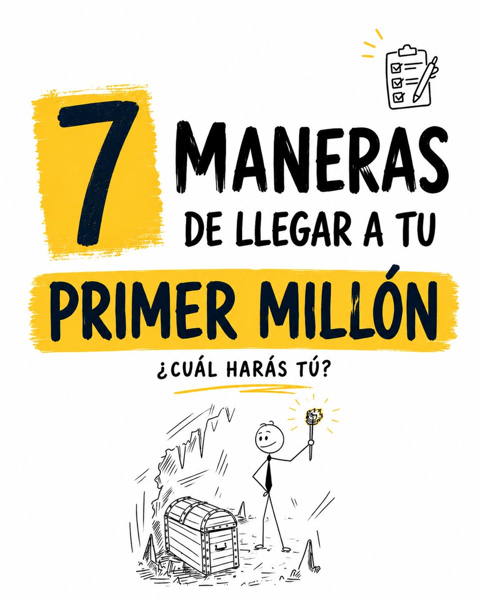 RichProtocol's tweet photo. Todos piensan que los ricos son personas con talentos extraordinarios.

Pero eso es una mentira.

La mayoría simplemente eligió un vehículo financiero correcto…

Y se mantuvo suficiente tiempo en el juego.

Aquí tienes 7 caminos que han creado millones de dólares una y otra vez: 

🧵