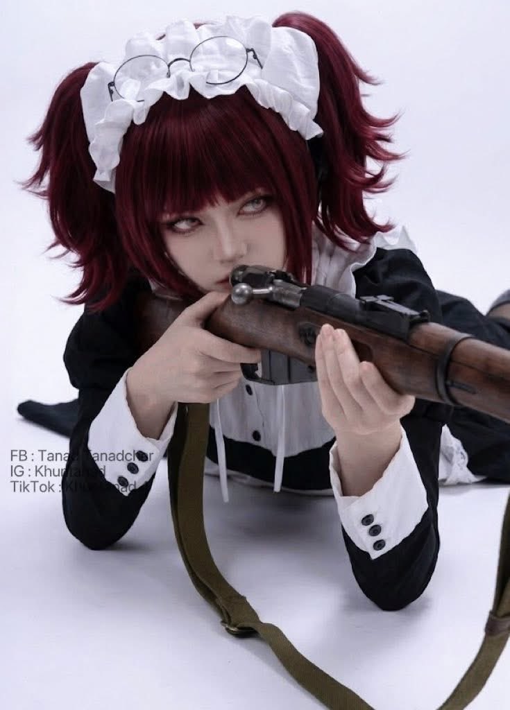 tanad_t's tweet photo. As long as I hold this rifle, I won’t let a single soul step foot into the Phantomhive manor!
.
.
.
Character : Mey-Rin (Black Butler)
#blackbutler #cosplayㅤㅤㅤㅤㅤㅤㅤ https://t.co/9rEg4S4fGX