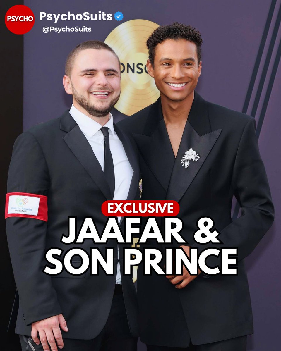 PsychoSuits's tweet photo. Jaafar And Prince Jackson Celebrating The Success Of The Michael Movie!
#jaafarjackson #princejackson https://t.co/pfj00D6C7W