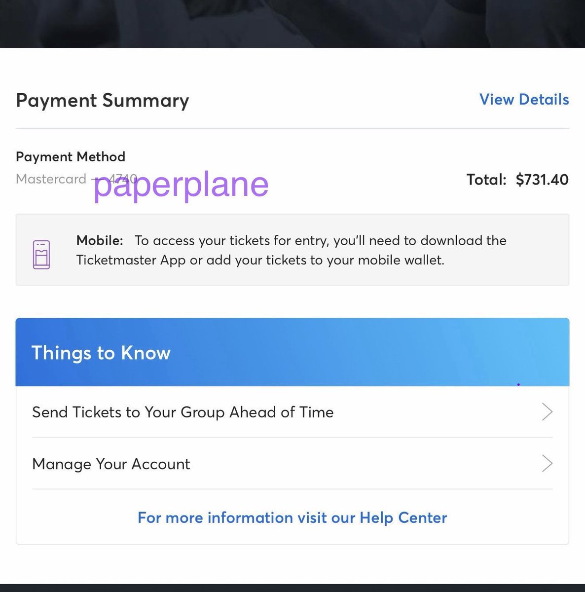 _paperplane__'s tweet photo. WTS

1 ticket, Foxborough Gillette stadium, wed 08/05

selling for 550 USD (ori price USD 731) transfer is available immediately 

payment through wise or paypal.
can deliver more proof, please DM 💜

#BTSticket #875ticketsale #bts_arirang_worldtour https://t.co/NyVsCO3jnY