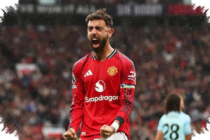 UtdPlug's tweet photo. STAT: If Bruno gets one more assist he will have the most assists in a single season across the top 5 leagues. (22) 🔴✅ https://t.co/z129avsJ2s