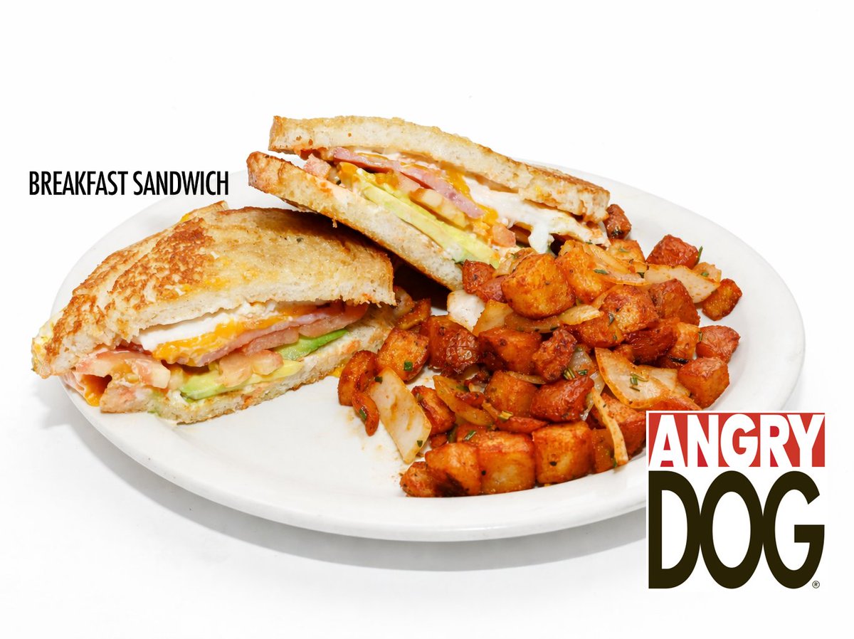 AngryDogDallas's tweet photo. Come for the BRUNCH, stay for a lazy Sunday. Not only do we have an amazing, ANGRY Brunch menu, we have sports on TV, our full ANGRY DOG menu &amp; more. So come for a great meal (and a beverage) and stay for a great time and Sunday fun! https://t.co/GqGrrnntf6 https://t.co/rBGOTrI7fb
