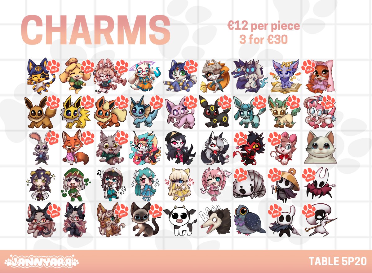 Jannyaaaa's tweet photo. ✨ Dokomi 2025 catalogue ✨

📍Hall 5, Booth 5P20
I'm happy to announce that I will be at Dokomi again this year! Not included in this catalogue are 100+ stickers. Feel free to come and say hi!

#ArtistsofDokomi2026 #Dokomi2026 #Dokomi https://t.co/2ycFdBDaY0