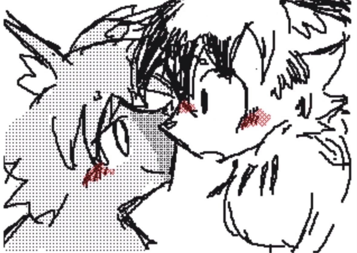 ghost_salmon's tweet photo. キスの日(大遅刻)ってことで、見てください😭😭幸せになってくれ😭😭😭 https://t.co/LoOdkhK9YU