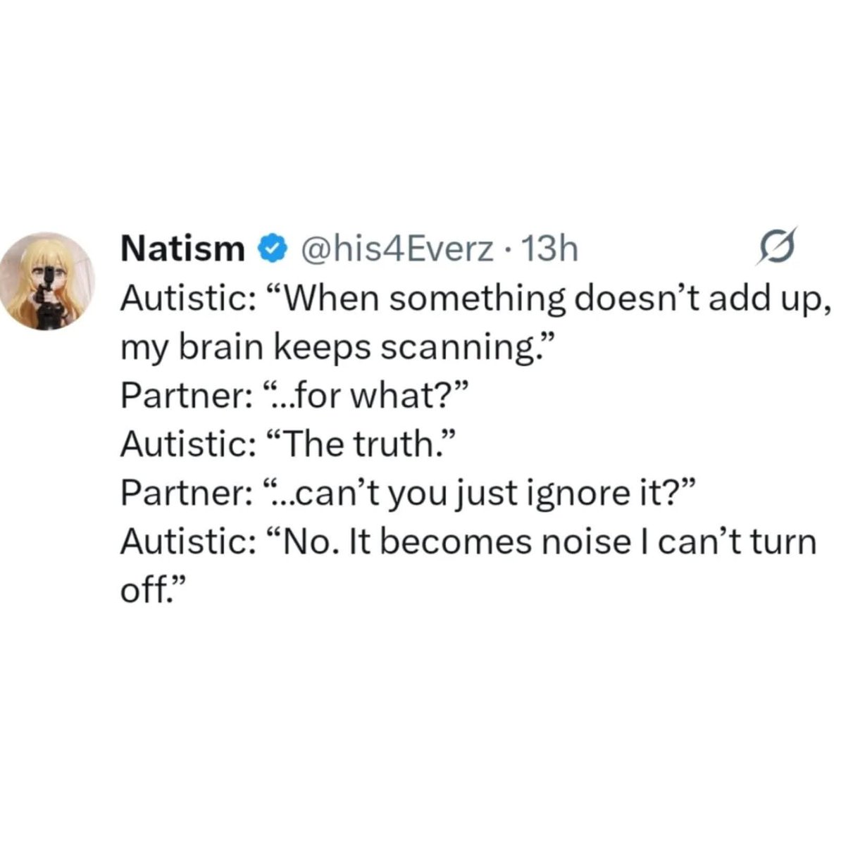 No Nonsense Neurodivergent tweet media