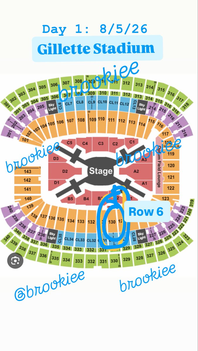 brooookiecookie's tweet photo. Selling  BTS concert tickets (FV)
Foxborough, MA
•DAY 1: 8/5/26
• SEC 130 Row 6 (4X) All seated together
 Price is. $731.46 each (Bought during Army membership Presale) 

Willing to do facetime, send all proofs, accept paypal
✅G&amp;S as payment

#BTS_ARİRANG #BTSworldTour #BTS https://t.co/L1GwP5rhNZ