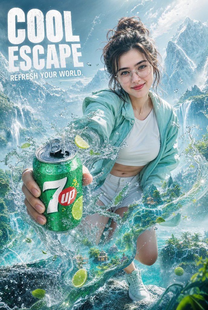 Cinematic 7 Up Cool Escape Poster