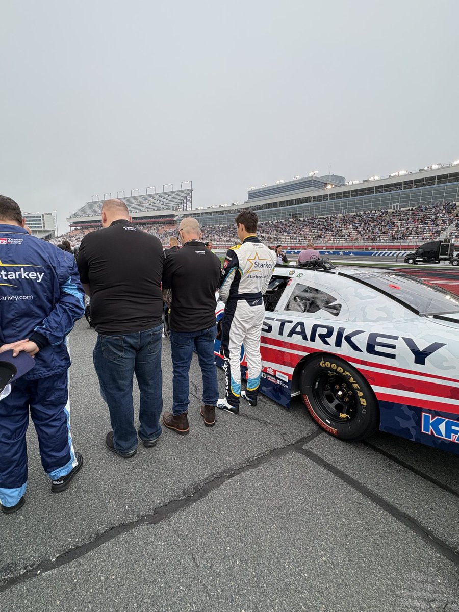 BrandonSawalich's tweet photo. What a weekend in Charlotte, NC.

As a longtime @kfan1003 listener, it was awesome to see @PowerTripKFAN’s @Chris_Hawkey and @ZachHalverson join @williamsawalich at @CLTMotorSpdwy this weekend.

@StarkeyHearing is proud to partner with KFAN to raise awareness around the importance of hearing protection and hearing health.

Plus, very cool to see the #Starkey car with some extra Minnesota representation on the track with this new design. ⚡