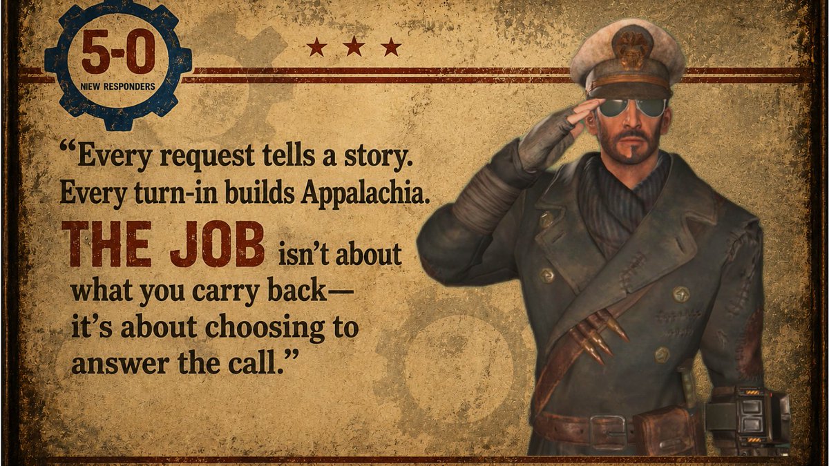 FFive0's tweet photo. #Fallout76RP #TheJob https://t.co/flOZd8QqqR