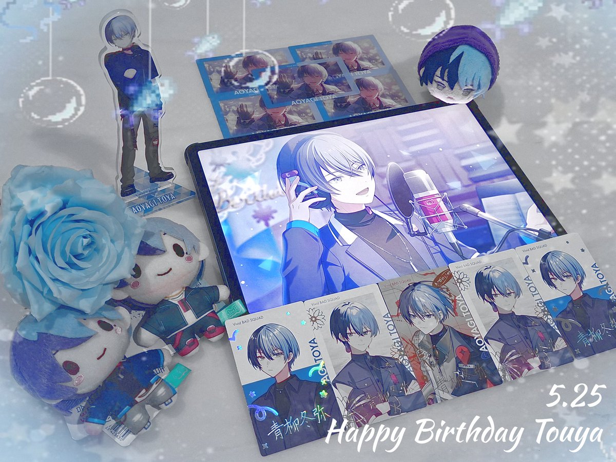 cfyia's tweet photo. とうやくん、お誕生日おめでとう💙
#青柳冬弥誕生祭2026 https://t.co/QYgpxPUbIR