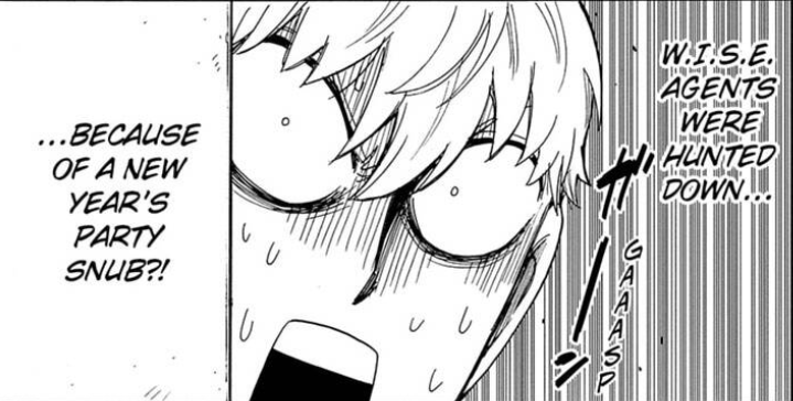perduesurx's tweet photo. This chapter is awesome 🤣🤣 I can't stop laughing! wdym a hunt was decided just because the director wasn't invited to a party? and don't get me started on loid's faces during the entire chapter #chapter135 #SPYxfamily https://t.co/JBWrxAG4s2