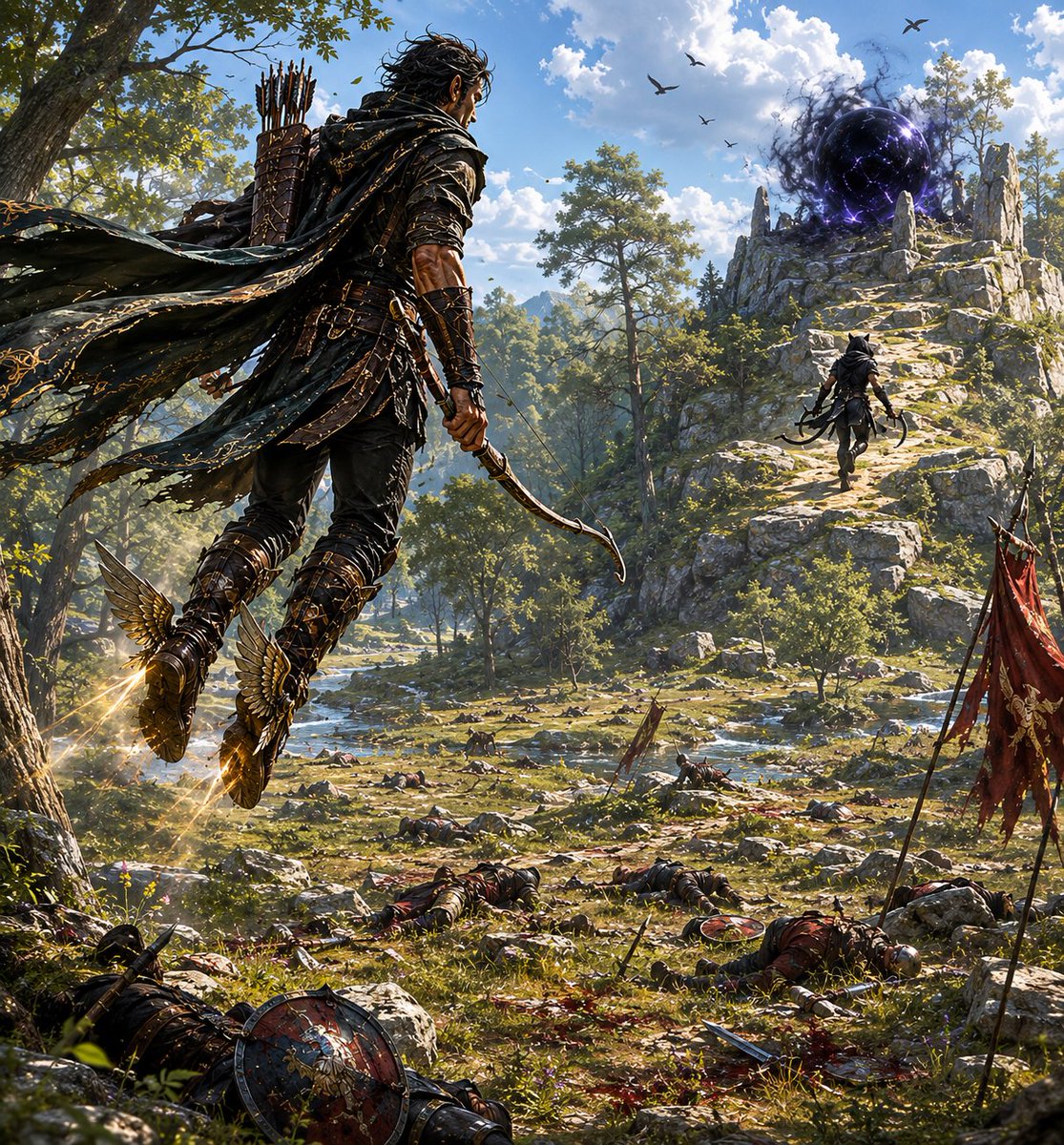 CaptGraybeard13's tweet photo. Yesterday's game in AI art by one of my players. #ttrpg #castlesandcrusades #pathfinder1e #ImagineEscapeEnjoy https://t.co/DYLxMhQTzU https://t.co/4NYmXzd19m