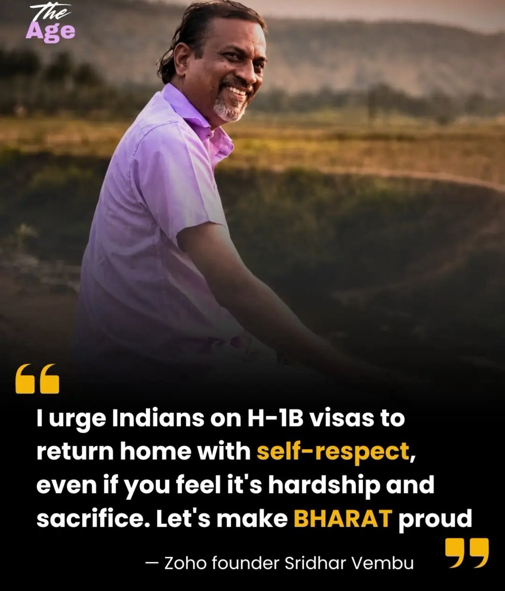 IndiaDecodedd's tweet photo. Sridhar Vembu To Indians... https://t.co/Jk2SGKEHBM