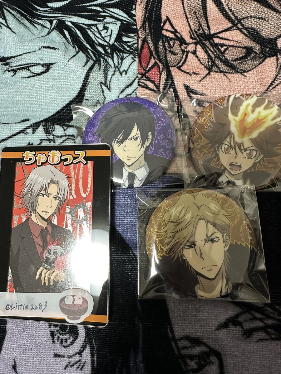 Little2283's tweet photo. 【交換】 家庭教師ヒットマンREBORN! アニーク 覚悟 
譲 ⇨ツナ、雲雀、ディーノ
求 ⇨同種獄寺
郵送での交換希望です
よろしくお願いします https://t.co/ohzIoH7AWU