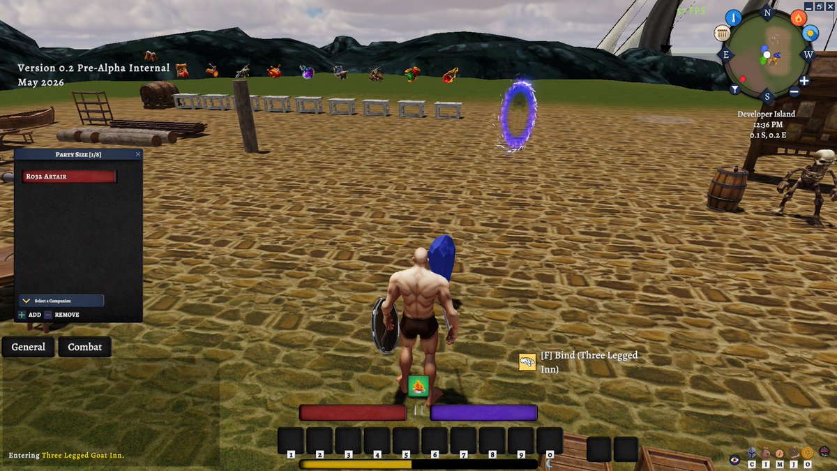 BrokenCompassGS's tweet photo. Players can now set bind points to recall to, find shrines to receive blessings, and progress their character with virtues! And I think that last one is a sneak peak of the first zone being worked on! 👀#screenshotsaturday #indiegame #indiedev #gamedev https://t.co/azyYn32Tsc