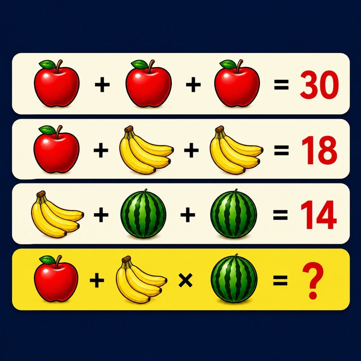 wish_as1's tweet photo. This is harder than you think 😎
Only few peoples get answer https://t.co/hHSAnJfPJx