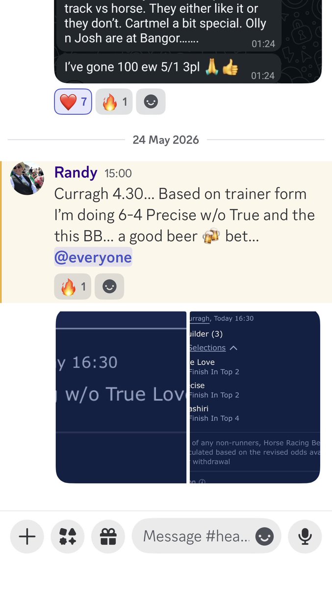 TICCircleTips's tweet photo. Boom 💥 Curragh 4.30. We were Precise with our tips… posted free on the discord https://t.co/xhX9o62cGB