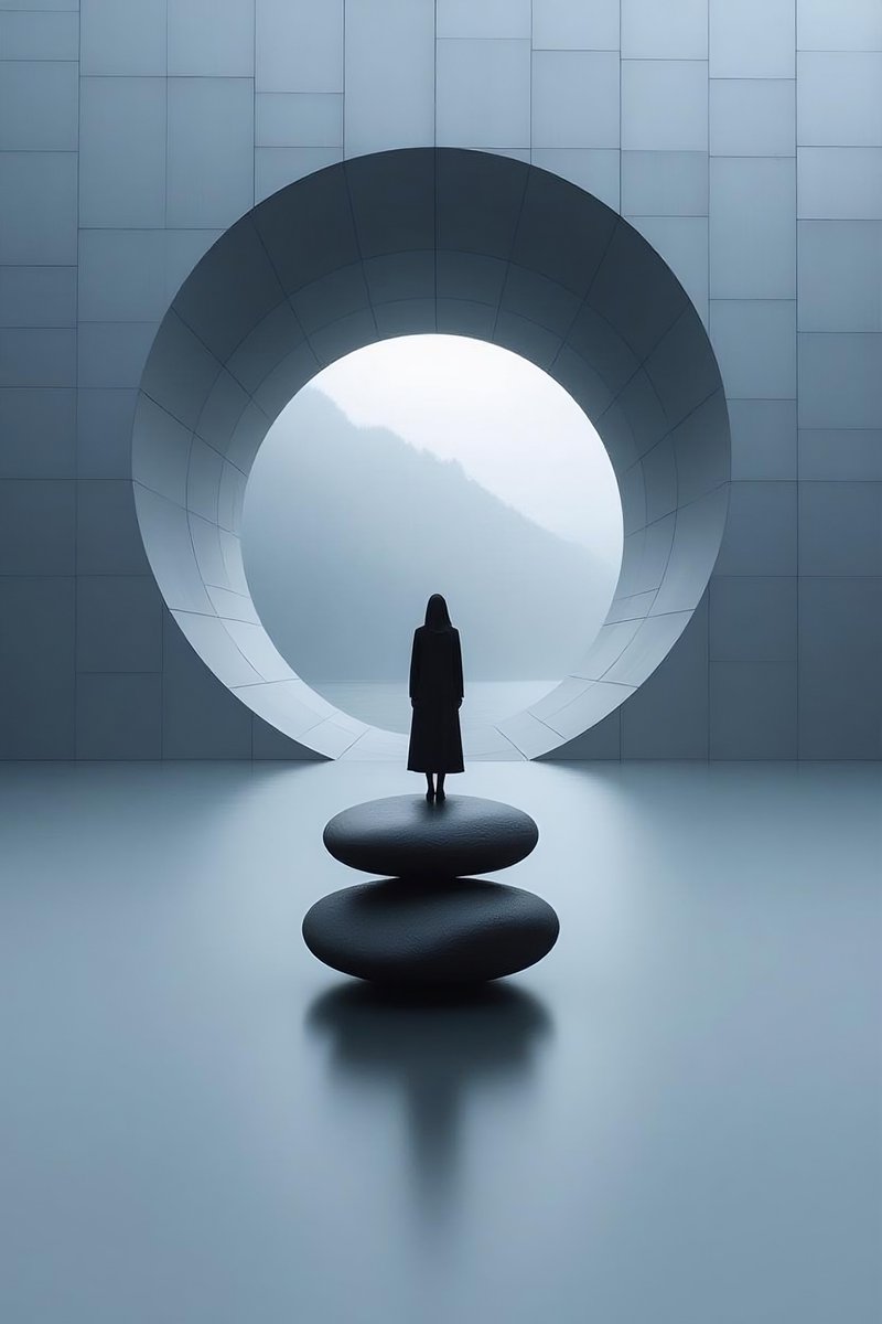 artmediateo's tweet photo. "Silence in balance"
Available now on @manifoldxyz 
1/1         0.0189 ETH
This is the echo of peace - the breath between worlds, where imagination listens. https://t.co/PFRIkEqVnA