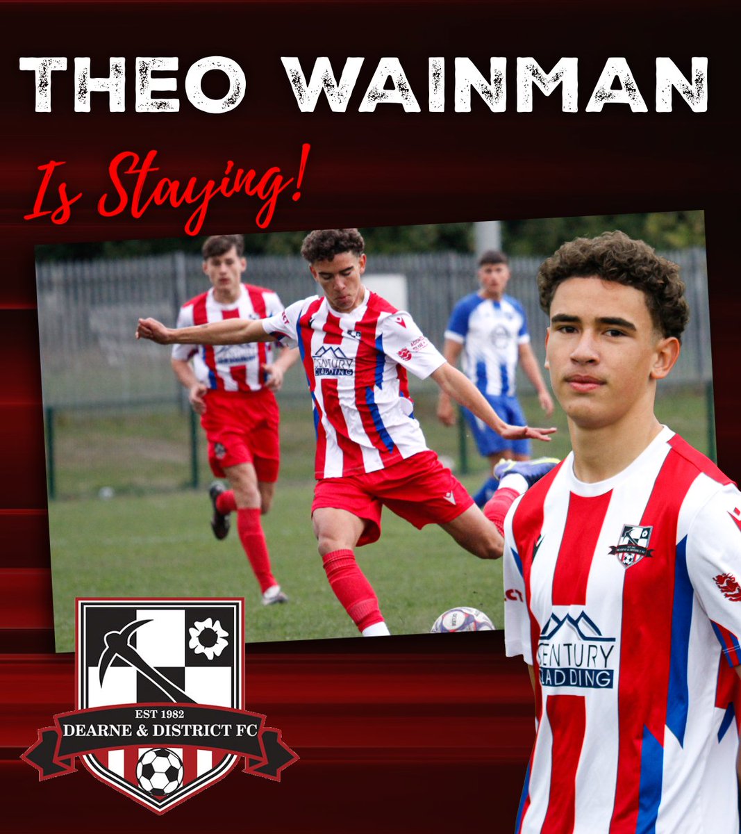 DearneDistrict's tweet photo. YOUNG PLAYER OF THE SEASON THEO IS READY TO GO AGAIN FOR THE 26/27 SEASON

Theo Wainman is a player with huge ability and potential. 

Last season he produced some outstanding performances and scored some brilliant goals throughout the campaign.

(1/3)

#wadadaw https://t.co/DnpyMH1jIq