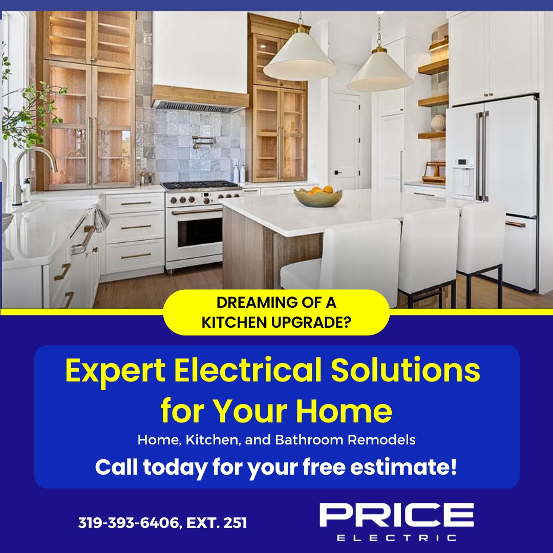 price_electric's tweet photo. Transform Your Home! 
Thinking about a home remodel? Let Price Electric handle all your electrical needs! From lighting upgrades to complete rewiring, our expert team ensures your home is safe, efficient, and beautifully illuminated. Contact us! https://t.co/NxYb853XOJ https://t.co/gzKU36RYjB
