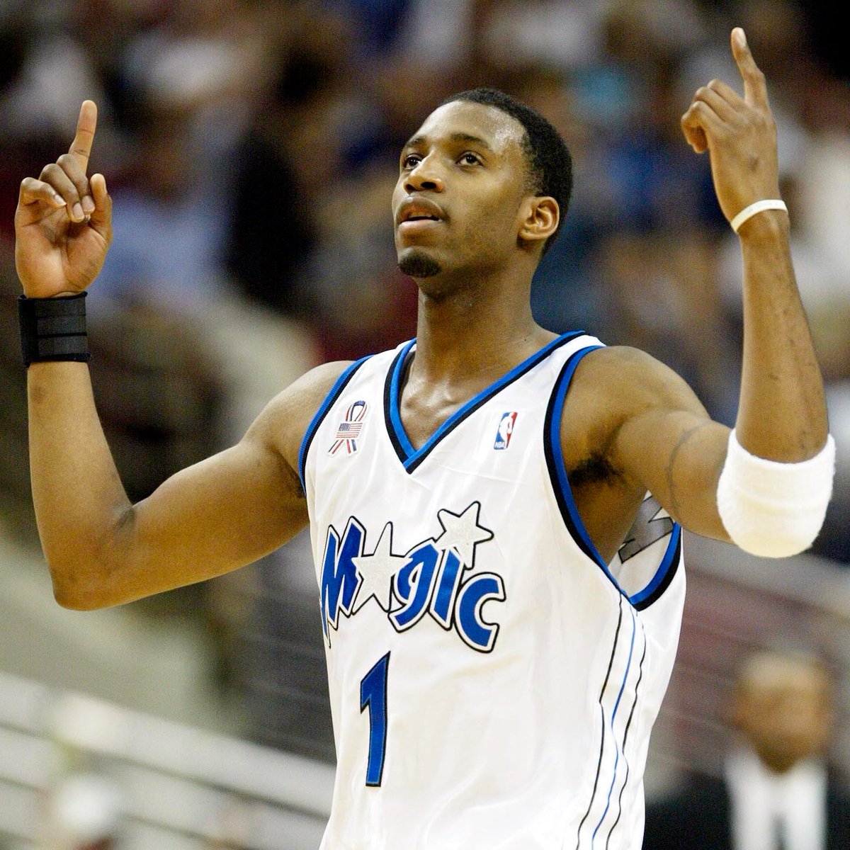 FanDuel's tweet photo. It's Tracy McGrady's 47th birthday!

🔹 Basketball Hall of Famer
🔹 7x All-Star selection
🔹 2x scoring champion
🔹 2001 Most Improved Player
🔹 Magic single-game points record

One of the greatest players of the 2000s. https://t.co/YzFwSHJtgh