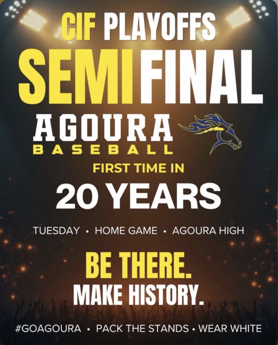 Agoura_Baseball's tweet photo. 20 YEAR WAIT IS OVER! https://t.co/ozeiOWhtpo
