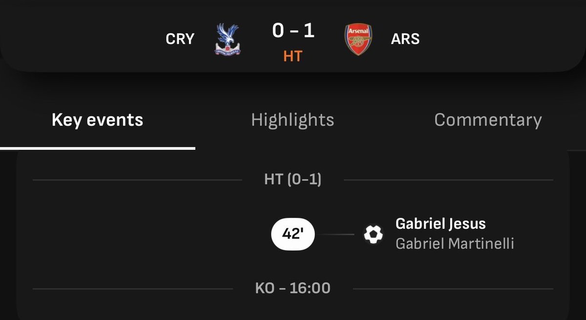 WEFOOTBALL777's tweet photo. 2025-26 PREMIER LEAGUE FINALE
Sun 24 May 16:00 UKT - Crystal Palace vs Arsenal half-time results 
#wefootball777 #football #premierleague #matchweek38 #crystalpalacefc #arsenal https://t.co/xsoDsirQOy