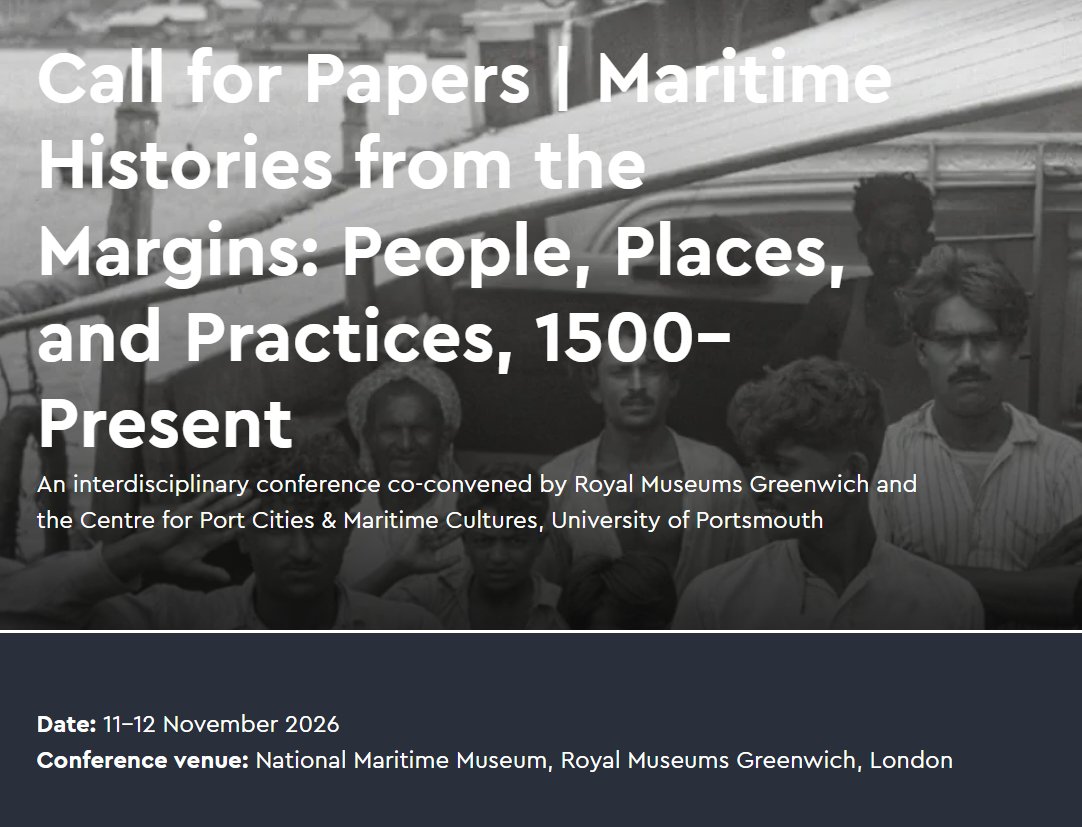 Maritime Humanities 1400-1800: Cultures of the Sea tweet media
