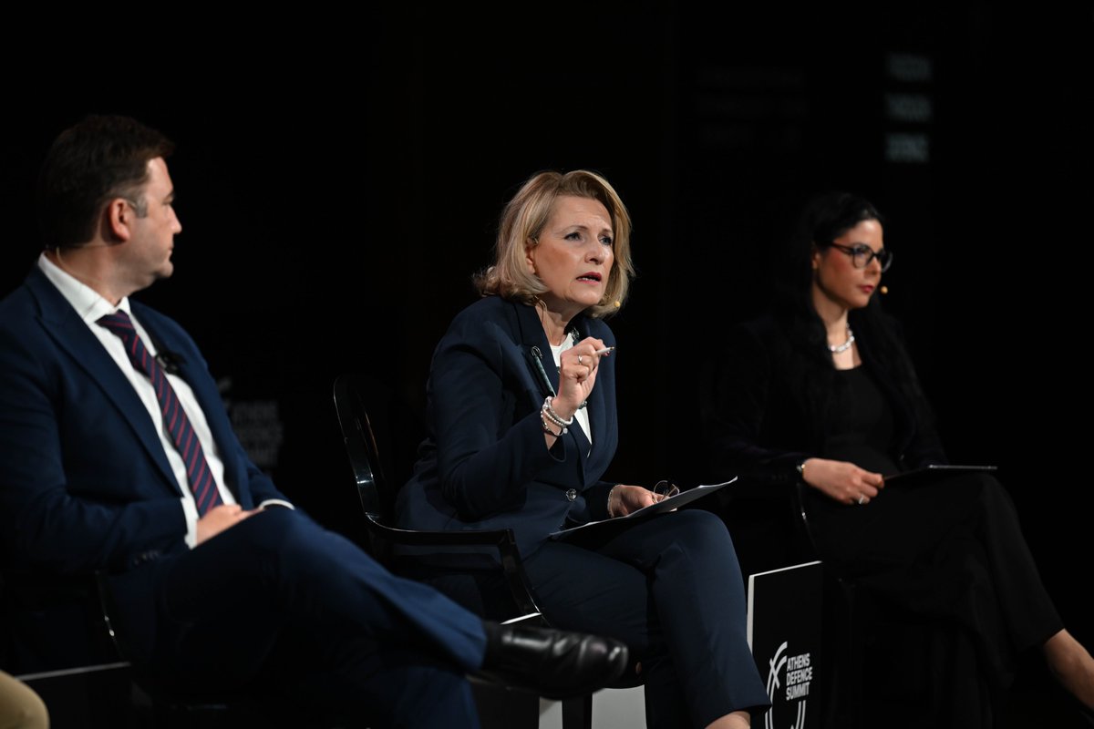 AthensDefence's tweet photo. Europe can no longer assume security is guaranteed. “Europe’s Security at a Crossroads” examined how the war in Ukraine has reshaped Europe’s strategic landscape, forcing reassessment of readiness, deterrence, industrial capacity, and alliance cohesion.
#FreedomThroughDefence https://t.co/U2A5rmfmVc