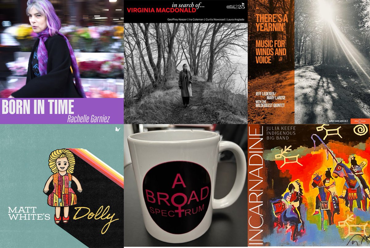 A_BroadSpectrum's tweet photo. Today's A Broad Spectrum broadcast 3-5pm EDT streaming on https://t.co/Xd4AxxbZEx
HD2 - new music by @RachelleGarniez Virginia MacDonald, Jeff Lederer, Matt White, Julia Keefe, with bday shoutouts to Rosemary Clooney, Jackie Cain, Fats Waller, Ken Peplowski &amp; more @wfduradio https://t.co/hRvIf7ghsK