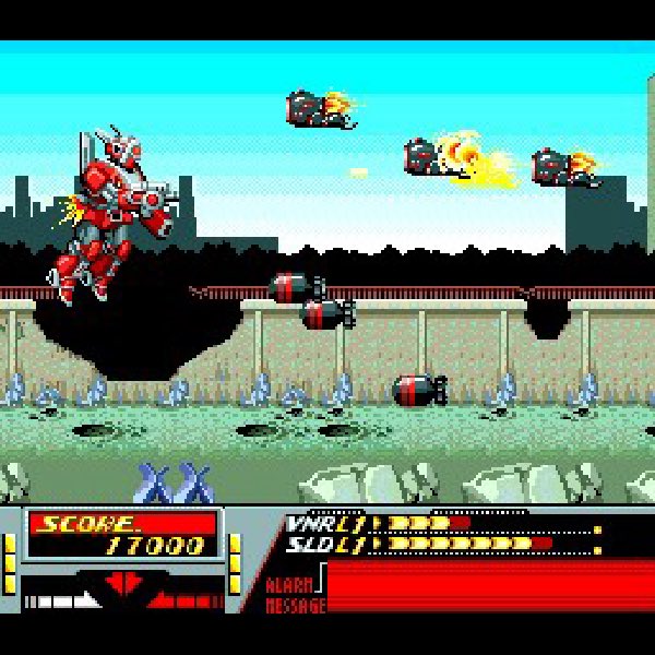 タクティカルグラディエーター・ヴェイグス」 PCエンジン版はノーミス