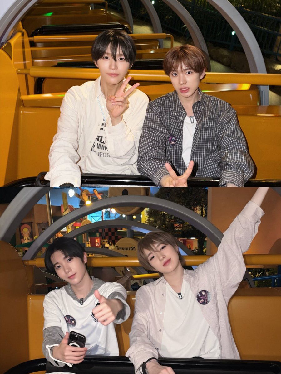 hiroderyo's tweet photo. Spent the night at HK Disneyland with the members and honestly it felt like a school trip! 😂 Every corner was fun, everyone was loud, and I think the photos captured exactly how happy we were that day. https://t.co/T6QOI0aB9V