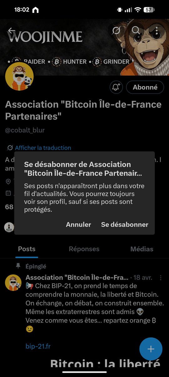 Chauff_pool's tweet photo. @Mill3sim3 @BIP_21_ C'est étrange, je ne m'abonne vraiment pas à grand monde, mais je suis abonné à ce compte.... C'est étrange https://t.co/jbpvyeKahq