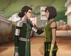 DanHarmone's tweet photo. The beauty of book 4 is the fact that Korra and kuvira were intentionally given similar personality and even same height to symbolize Korra confronting the version of herself she could've become. 😭

Both are strong-willed, determined woman who genuinely wanted to bring stability to a chaotic world. Kuvira responded to fear and disorder by trying to control everything around her while korra slowly learned that true balance cannot come from domination and force alone.