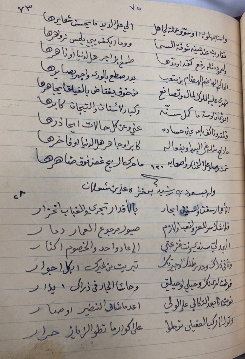 alshrary4492's tweet photo. @Elsmrl555 @Eskelnotgeralt لاتظلم الميّت الله لايرحمك بهالعشر المباركة

هذي المخطوطة الأصلية بخط الهطلاني يقول :

جبت الحوازم والشرارات همّه
وابو تايه يرثع بغير هجار

خليتوا الشدة تاء وزوّرتوا التاريخ ظلم وبهتان https://t.co/f2vsz4zpdv