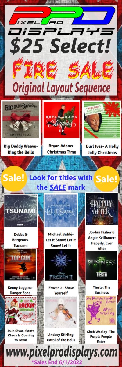 PixelProDisplay's tweet photo. $25 Sequence Sale! - https://t.co/mm30LBshOe https://t.co/W8DxZkwdpw