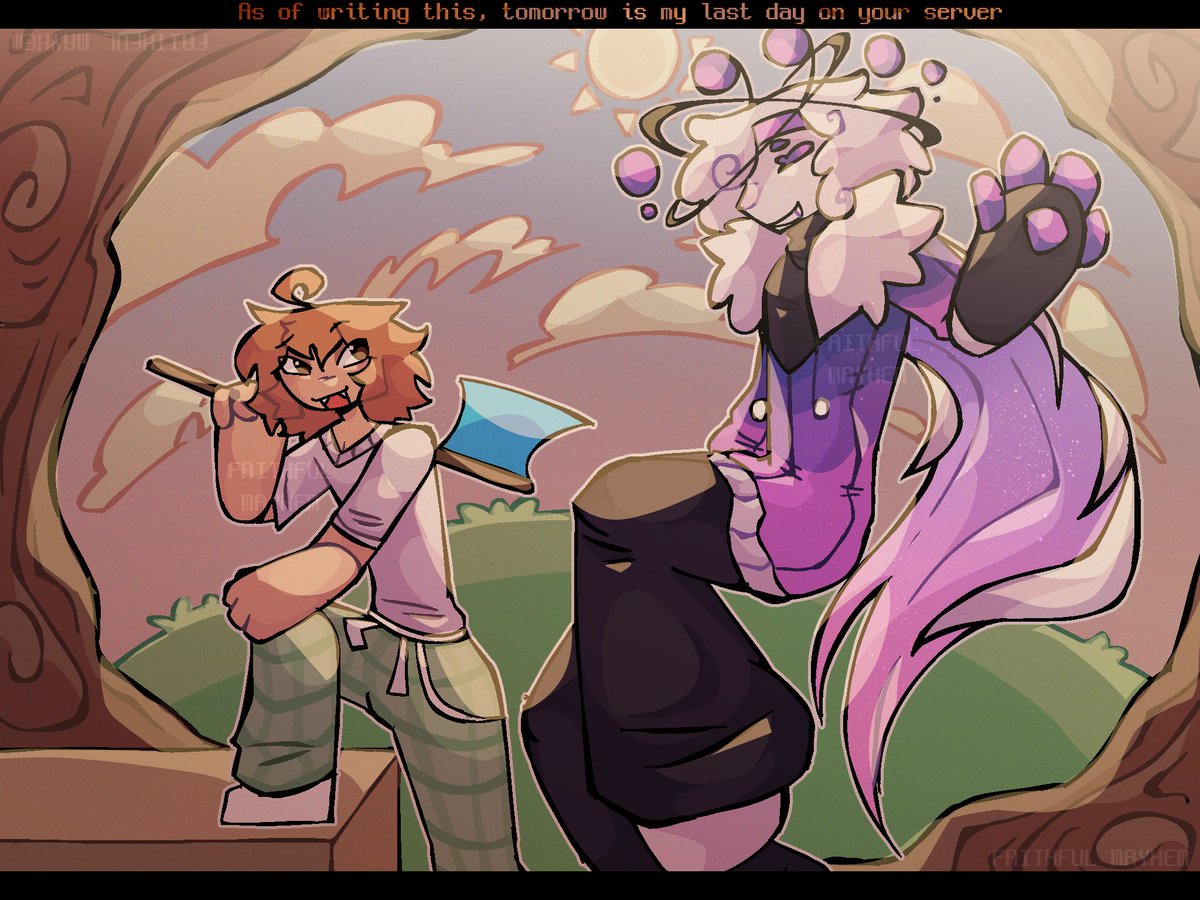 XFaithfulMayhem's tweet photo. More Serverlog Duo!!

- - My last day - - 

#ServerlogDuo #planetlord #Planetlordfanart https://t.co/P4b7Gnsdmk
