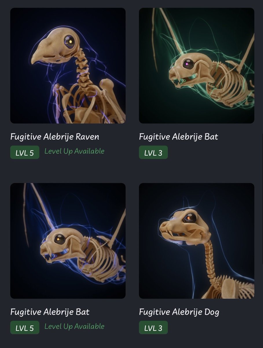 BULLISHBAYnana's tweet photo. OMG ๐ฅฐ I just advanced my v2 Pet Raven and Bat to level 6 ๐ through the @fugitives_club DAPP in my @hashpack wallet. Lets Fucking Go this is Amazing @emrak_hbar @MrBinarySniper ๐ Super Excited on whatโs to come for the Fugitive Club #hbarnft My favorite OG HBar project ๐ฏ https://t.co/fopB7Jb6Is