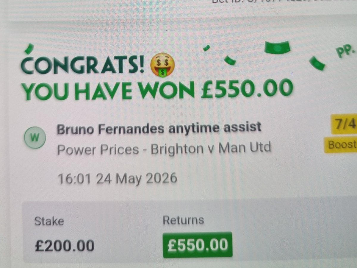 AndreC1620305's tweet photo. @AndyRobsonTips Bruno came tru for us 🥃🥃🥃🥃👌🏾👌🏾👌🏾👌🏾 https://t.co/h9wdhfFrb8
