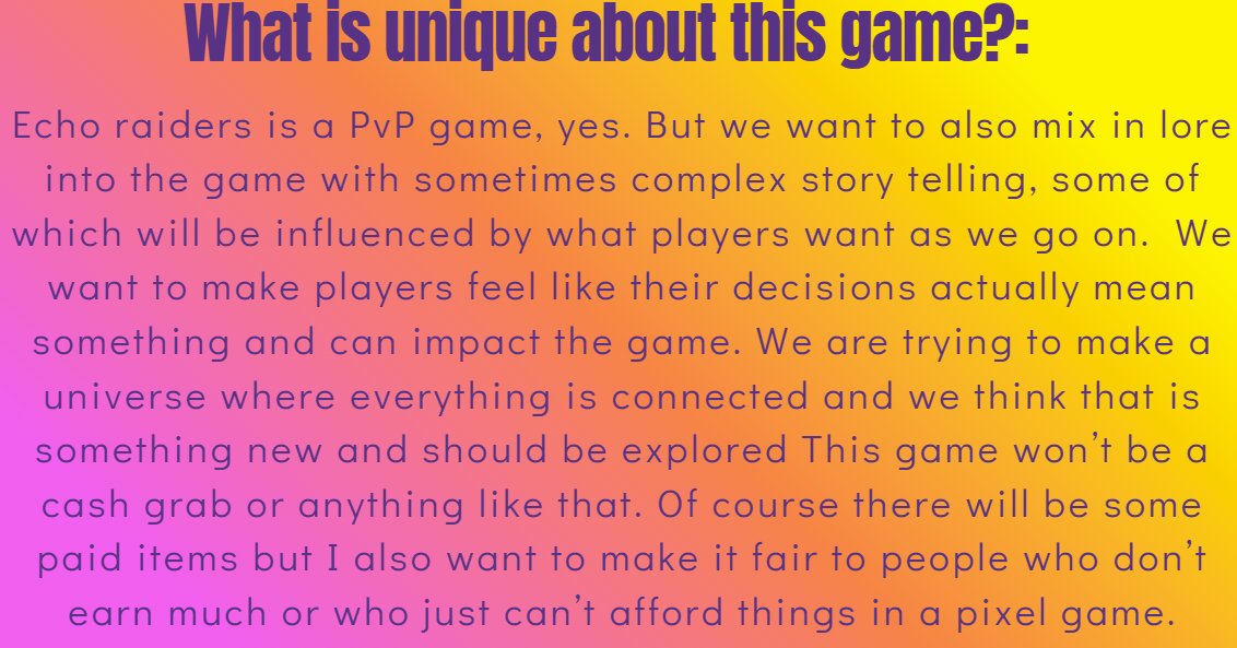 ParaNexusStudio's tweet photo. Here is an overview of us and what to expect from us and our game. #roblox #newgame #developement https://t.co/9foluFJkpI