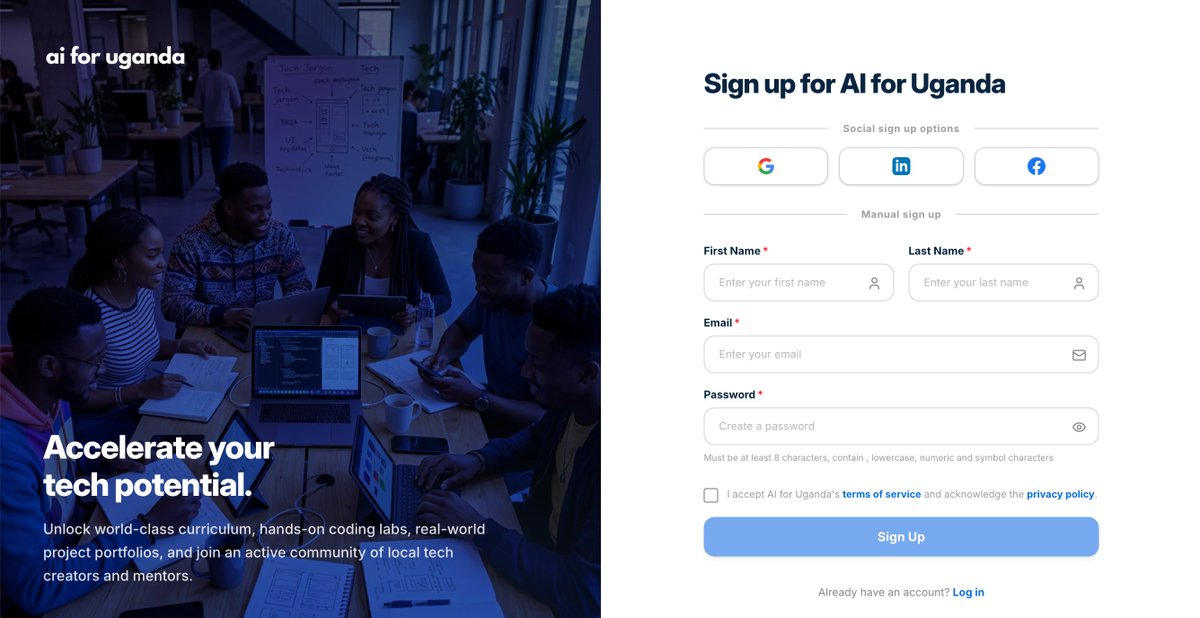 weskambale's tweet photo. i'm buildin' a home for our @ai4ug students

by the end of this year, we should've a fully functionin' platform where our children and colleagues will learn everythin' they can about ai and data science

also i'm findin' prisma to be a cool orm.. 🙂 https://t.co/8ZaOYNF1Th