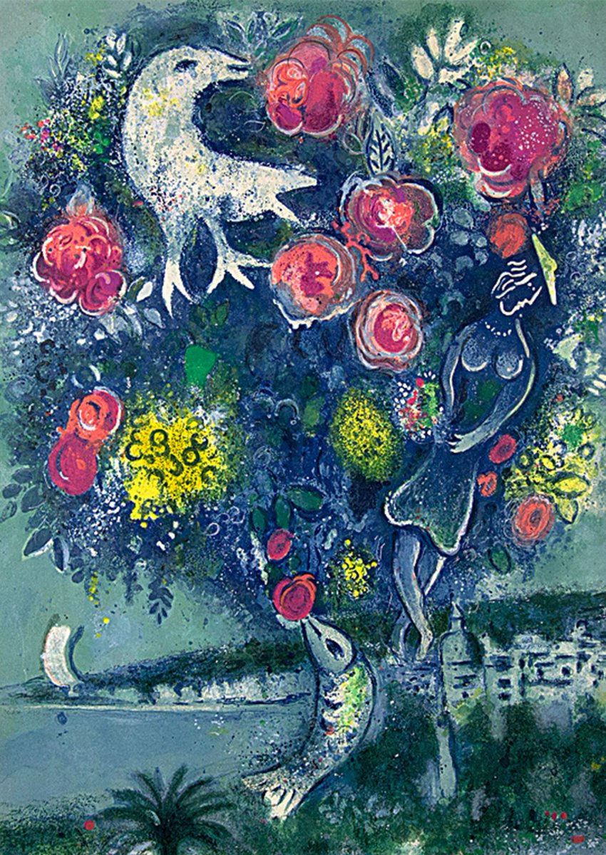 PaduRoy's tweet photo. Cuando #Chagall me encuentra en mi sur 🌸 https://t.co/A4ItJpAaZn