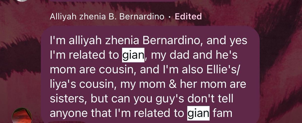 FraeiaOnce's tweet photo. pinsan mo ba to @gianbernardino_ ? sabi niya eh😆
exposing thread of IG user @maraiah.kaliyellie

a thread: https://t.co/BNPziwURD5